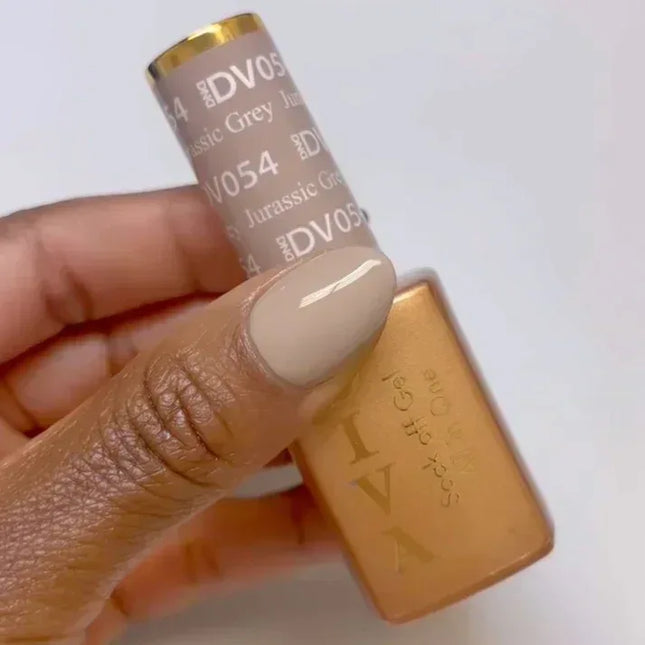 DND DIVA Duo Matching Color - #054 Jurassic Grey - TTT Nails Supply