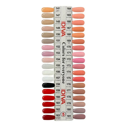 DIVA Duo Gel Polish Swatch #05 (sample tip only) - TTT Nails Supply
