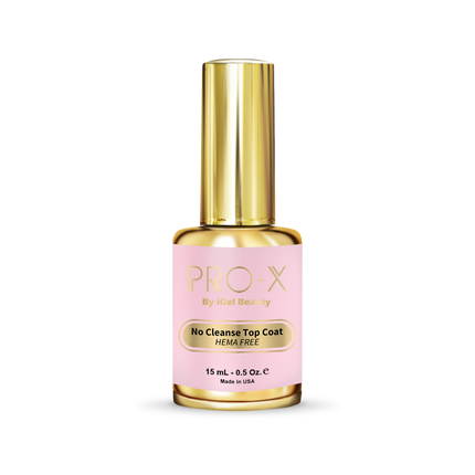 iGel PRO-X No Cleanse Top Coat (HEMA FREE) - 0.5 oz