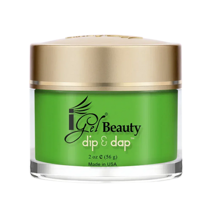 iGel Dip & Dap 2in1 Powder 2oz - #068 Screamin' Green - TTT Nails Supply