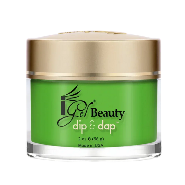 iGel Dip & Dap 2in1 Powder 2oz - #068 Screamin' Green - TTT Nails Supply