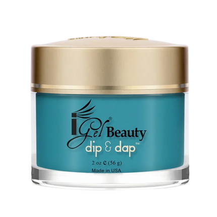 iGel Dip & Dap 2in1 Powder 2oz - #071 Caribbean Sea - TTT Nails Supply