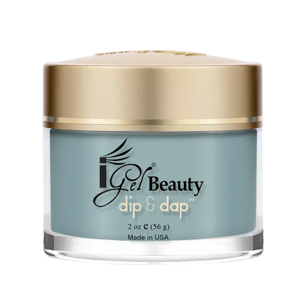 iGel Dip & Dap 2in1 Powder 2oz - #072 Tranquil Aqua - TTT Nails Supply