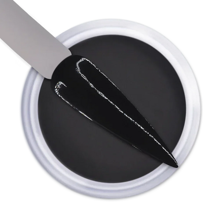 iGel Dip & Dap 2in1 Powder 2oz - #073 At Midnight (BLACK) - TTT Nails Supply