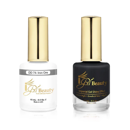 iGel Matching Duo Gel Polish 0.5oz - #074 Iron Ore - TTT Nails Supply