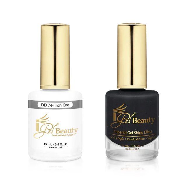 iGel Matching Duo Gel Polish 0.5oz - #074 Iron Ore - TTT Nails Supply