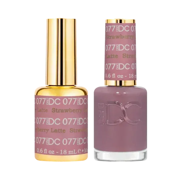 DC Duo Matching Color - #077 Strawberry Latte - TTT Nails Supply