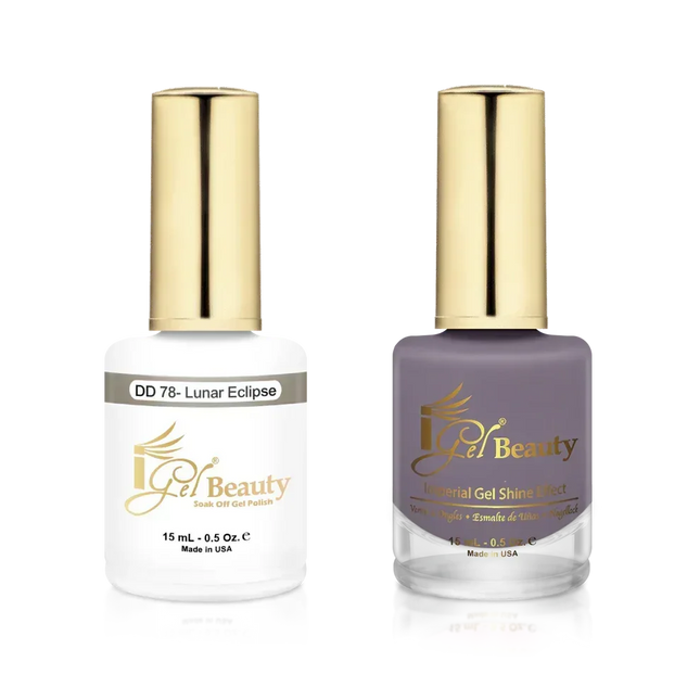 iGel Matching Duo Gel Polish 0.5oz - #078 Lunar Eclipse - TTT Nails Supply