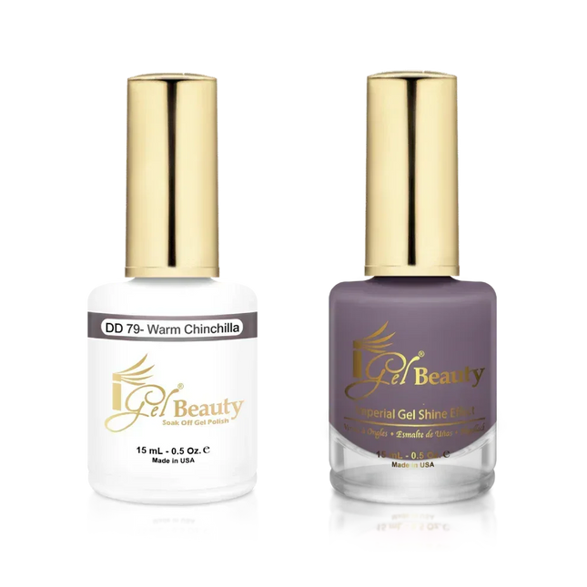 iGel Matching Duo Gel Polish 0.5oz - #079 Warm Chinchilla - TTT Nails Supply
