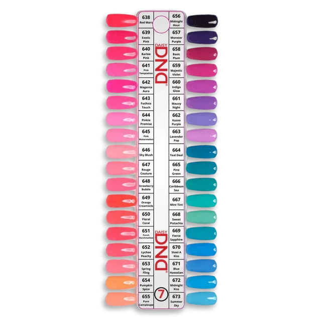 DND Duo Gel Polish Swatch #07 (sample tip only) - TTT Nails Supply