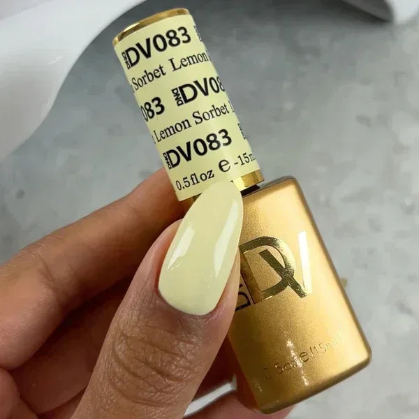 DND DIVA Duo Matching Color - #083 Lemon Sorbet - TTT Nails Supply