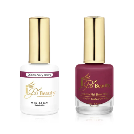 iGel Matching Duo Gel Polish 0.5oz - #083 Very Berry - TTT Nails Supply