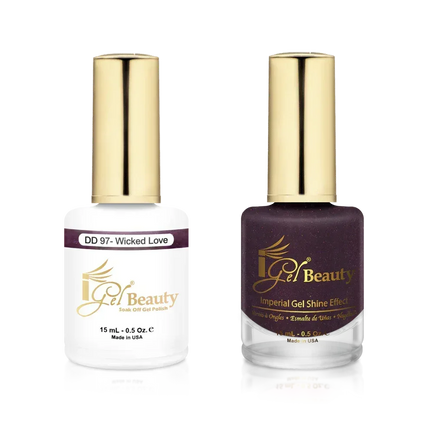 iGel Matching Duo Gel Polish 0.5oz - #097 Wicked Love - TTT Nails Supply