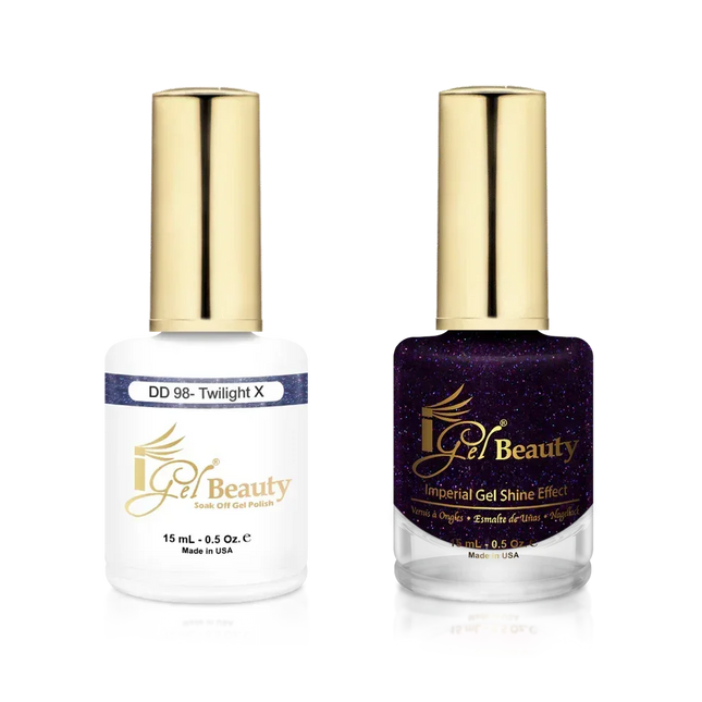 iGel Matching Duo Gel Polish 0.5oz - #098 Twilight X - TTT Nails Supply