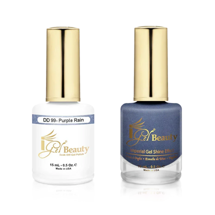 iGel Matching Duo Gel Polish 0.5oz - #099 Purple Rain - TTT Nails Supply