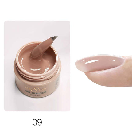 Cre8tion Overlay Builder Gel, Hema Free, Low Heat  1oz  #09