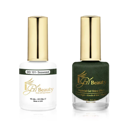 iGel Matching Duo Gel Polish 0.5oz - #101 Seaweed - TTT Nails Supply