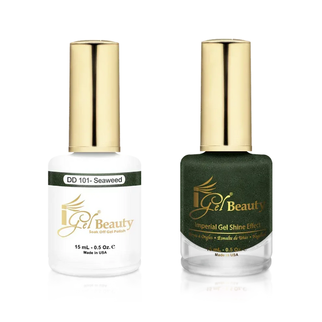 iGel Matching Duo Gel Polish 0.5oz - #101 Seaweed - TTT Nails Supply