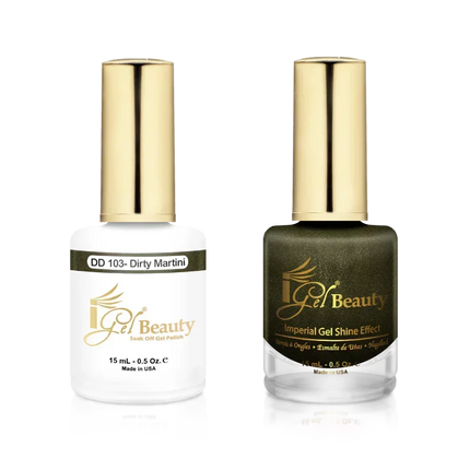 iGel Matching Duo Gel Polish 0.5oz - #103 Dirty Martini - TTT Nails Supply