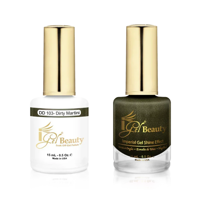 iGel Matching Duo Gel Polish 0.5oz - #103 Dirty Martini - TTT Nails Supply