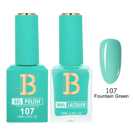 Billionaire Imperial Duo Matching – #101 - 150 Gel Polish + Lacquer (0.5oz / 15ml)