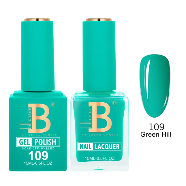 Billionaire Imperial Duo Matching – #101 - 150 Gel Polish + Lacquer (0.5oz / 15ml)