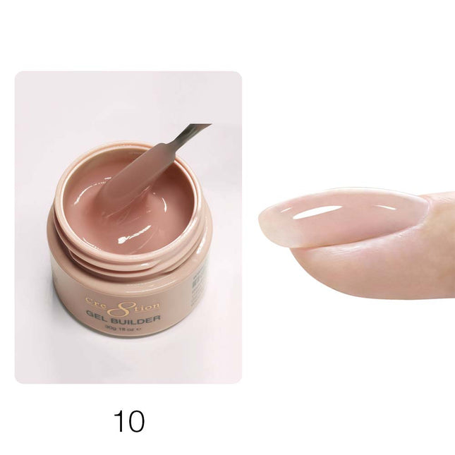 Cre8tion Overlay Builder Gel, Hema Free, Low Heat  1oz  #10