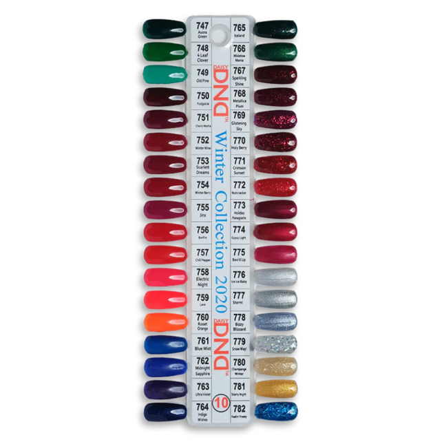 DND Swatch #10 - 36 colors (#747 - #782)