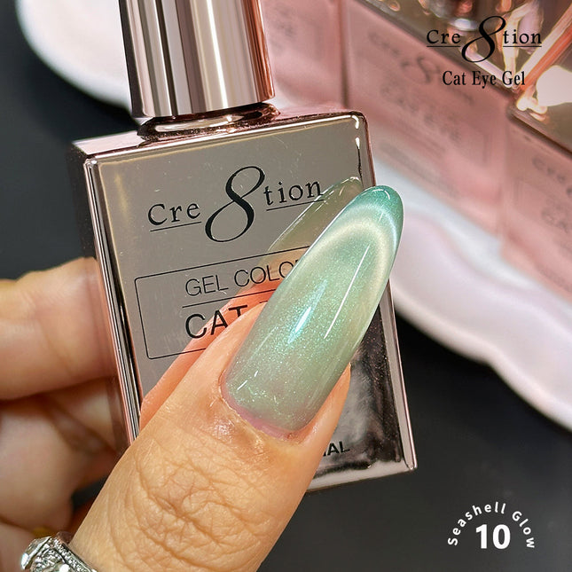 Cre8tion Cat Eye Seashell Glow Kit - 12 Colors Set