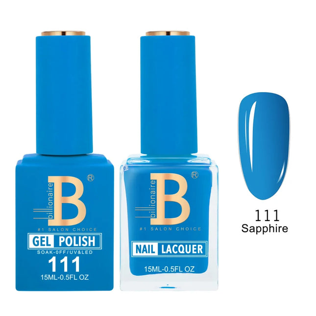 Billionaire Imperial Duo Matching – #101 - 150 Gel Polish + Lacquer (0.5oz / 15ml)