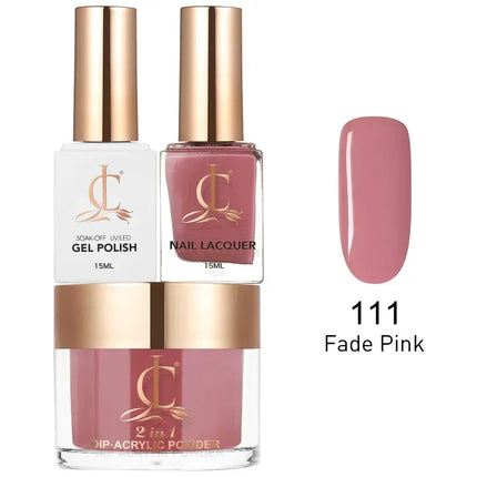 Cllam Matching 3in1 - CL111 FADE PINK - TTT Nails Supply