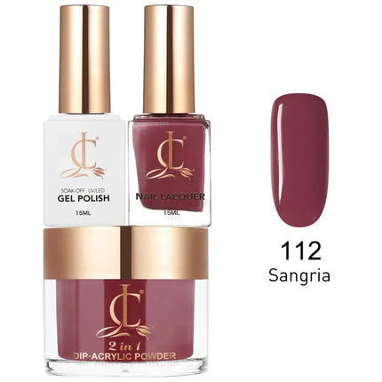 Cllam Matching 3in1 - CL112 SANGRIA - TTT Nails Supply
