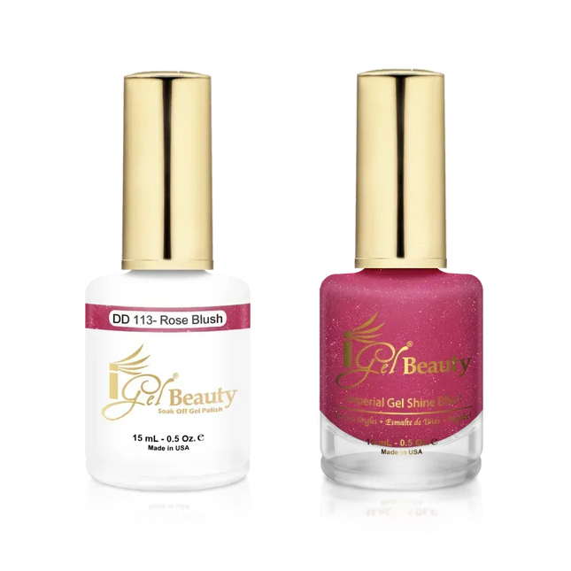 iGel Matching Duo Gel Polish 0.5oz - #113 Rose Blush - TTT Nails Supply