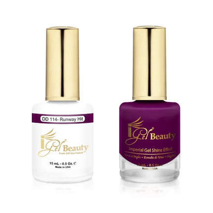iGel Matching Duo Gel Polish 0.5oz - #114 Runway Hit - TTT Nails Supply