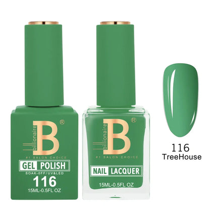 Billionaire Imperial Duo Matching – #101 - 150 Gel Polish + Lacquer (0.5oz / 15ml)