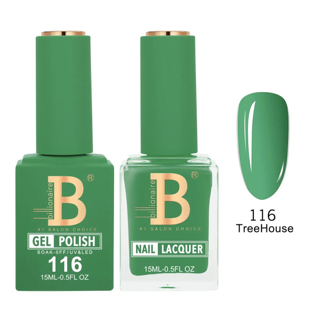 Billionaire Imperial Duo Matching – #101 - 150 Gel Polish + Lacquer (0.5oz / 15ml)