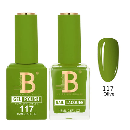 Billionaire Imperial Duo Matching – #101 - 150 Gel Polish + Lacquer (0.5oz / 15ml)