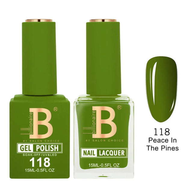 Billionaire Imperial Duo Matching – #101 - 150 Gel Polish + Lacquer (0.5oz / 15ml)