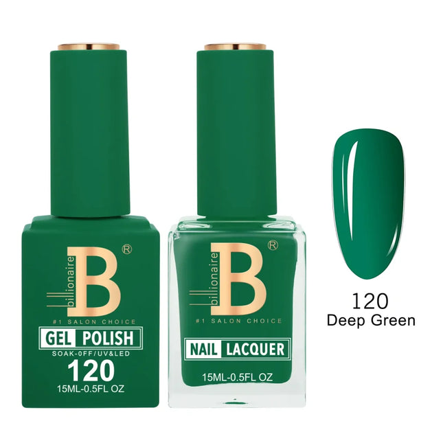 Billionaire Imperial Duo Matching – #101 - 150 Gel Polish + Lacquer (0.5oz / 15ml)