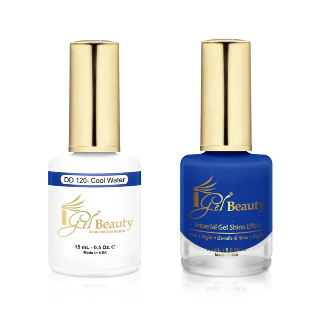 iGel Matching Duo Gel Polish 0.5oz - #120 Cool Water - TTT Nails Supply