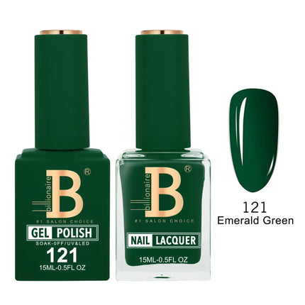 Billionaire Imperial Duo Matching – #101 - 150 Gel Polish + Lacquer (0.5oz / 15ml)