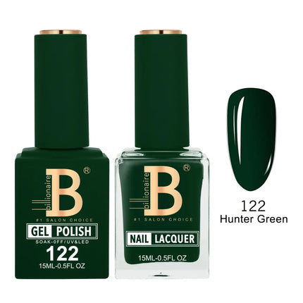 Billionaire Imperial Duo Matching – #101 - 150 Gel Polish + Lacquer (0.5oz / 15ml)