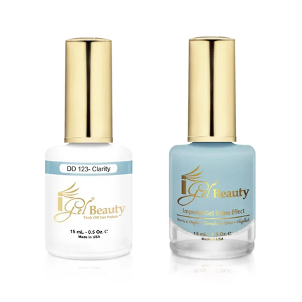 iGel Matching Duo Gel Polish 0.5oz - #123 Clarity - TTT Nails Supply