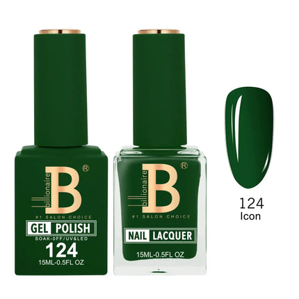 Billionaire Imperial Duo Matching – #101 - 150 Gel Polish + Lacquer (0.5oz / 15ml)
