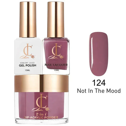 Cllam Matching 3in1 - CL124 NOT IN THE MOOD - TTT Nails Supply
