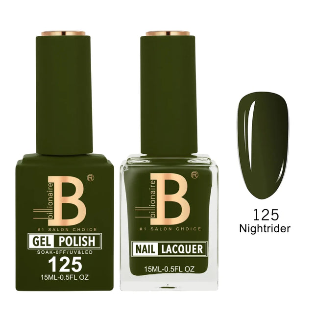 Billionaire Imperial Duo Matching – #101 - 150 Gel Polish + Lacquer (0.5oz / 15ml)