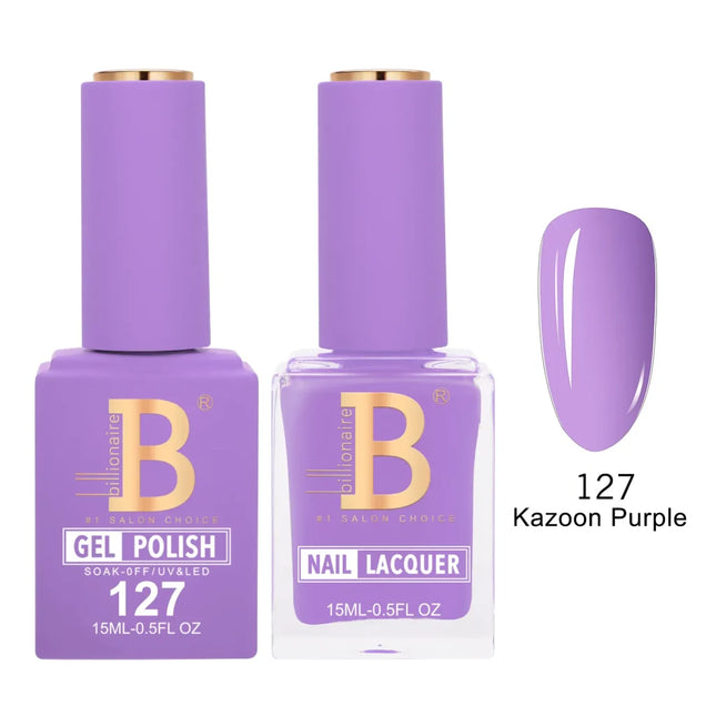 Billionaire Imperial Duo Matching – #101 - 150 Gel Polish + Lacquer (0.5oz / 15ml)