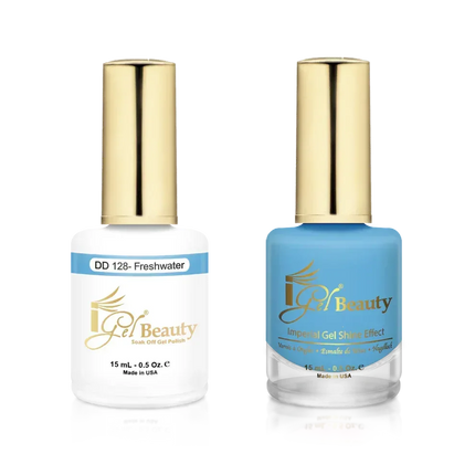 iGel Matching Duo Gel Polish 0.5oz - #128 Freshwater - TTT Nails Supply