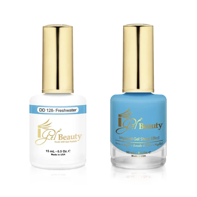 iGel Matching Duo Gel Polish 0.5oz - #128 Freshwater - TTT Nails Supply