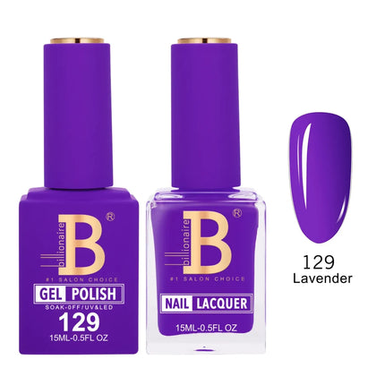 Billionaire Imperial Duo Matching – #101 - 150 Gel Polish + Lacquer (0.5oz / 15ml)